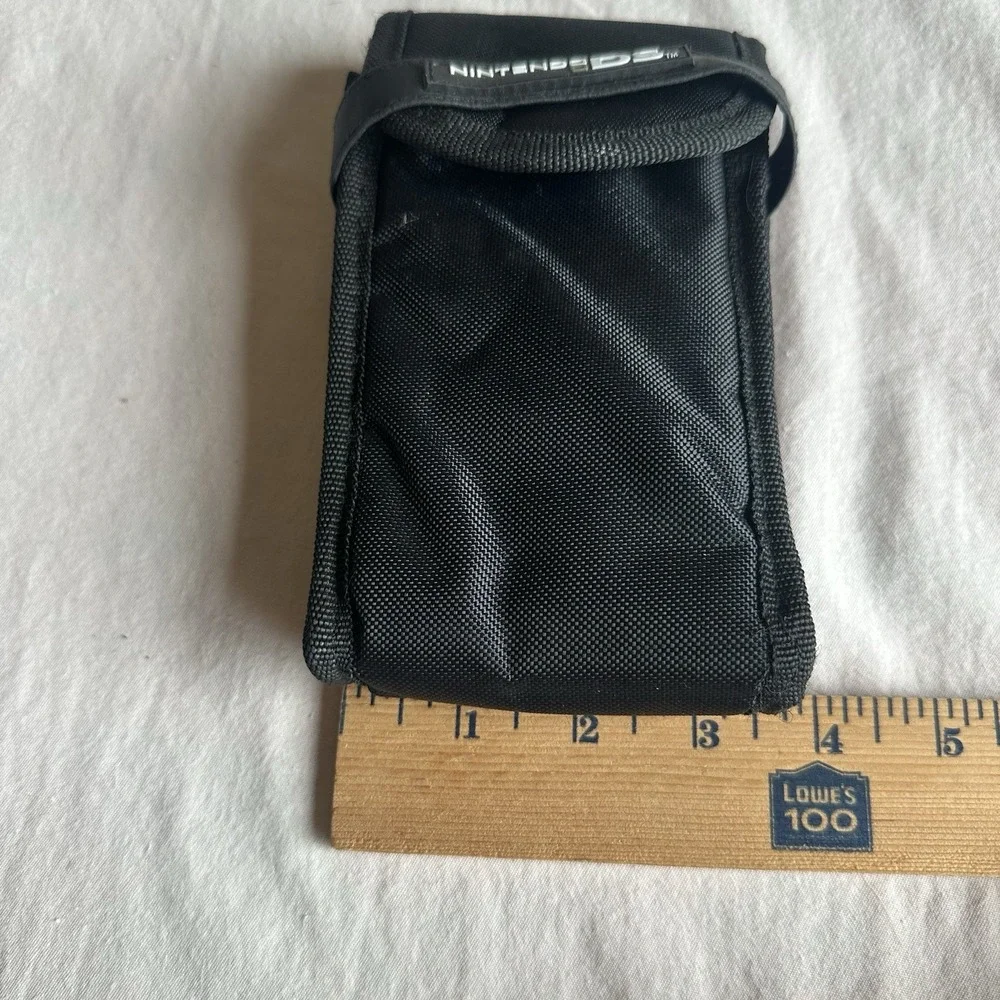 Nintendo DS Black Vintage Official Nintendo Soft Carrying Case EUC